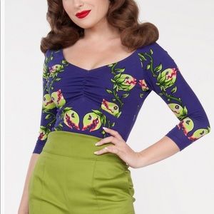 Venus Fly Trap Kayla Top from Pin Up Girl Clothing
